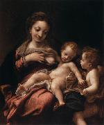 Correggio, Virgin and Child with an Angel