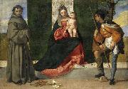 Titian, La Virgen con el Nino, entre San Antonio de Padua y San Roque