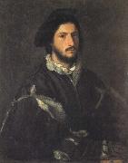 Titian Portrait of a Gentleman oil painting artist