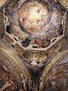 Correggio, Partial view of the cupola with the pendentive depicting Saint Hilary