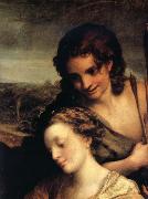 Correggio, Wedding of Saint Catherine,details