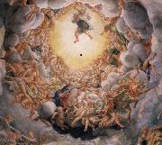 Correggio, Assumption of the Virgin,detail of the cupola