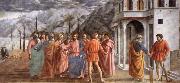 MASACCIO Tribute Money oil painting artist