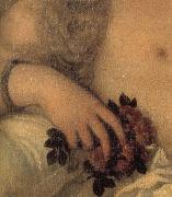 Titian, Details of Venus of Urbino