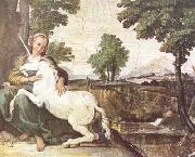 Domenichino, The Maiden and the Unicorn (mk08)