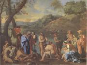 Poussin John Baptizing (mk05) oil painting artist