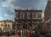 Canaletto, Visita del doge alla chiesa di S Rocco (mk21)