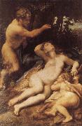 Correggio, Zeus and Antiope