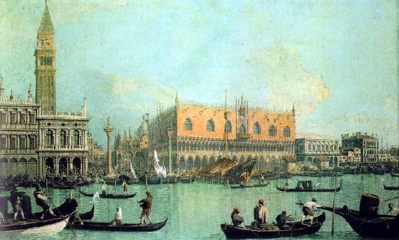 Canaletto Veduta del Palazzo Ducale