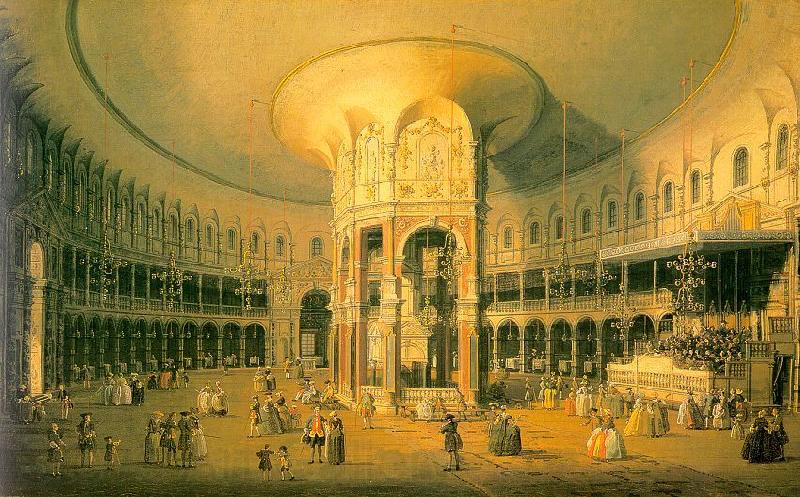 Canaletto Ranelagh, the Interior of the Rotunda