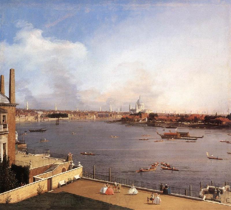 Canaletto London: The Thames and the City of London from Richmond House g