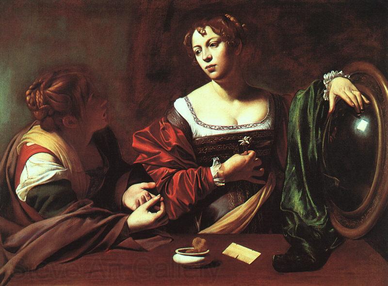 Caravaggio Martha and Mary Magdalene