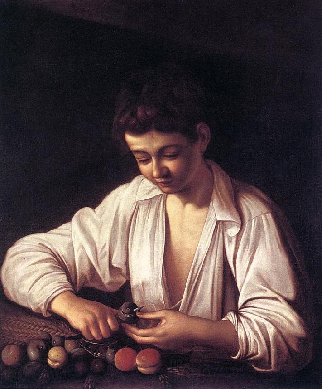 Caravaggio Boy Peeling a Fruit df