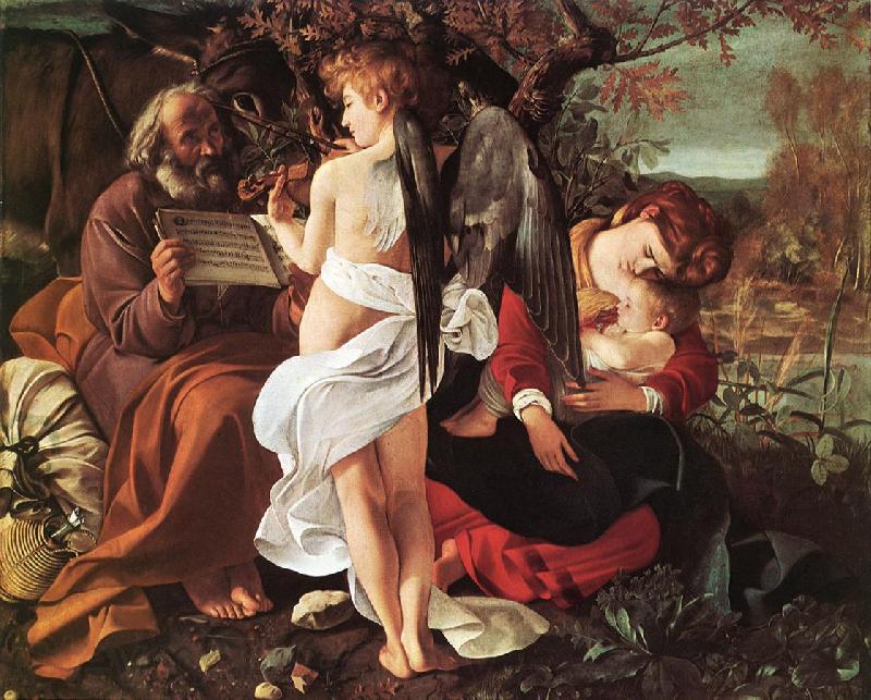 Caravaggio Rest on Flight to Egypt ff