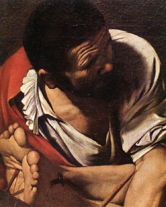 Caravaggio The Crucifixion of Saint Peter (detail) fdg