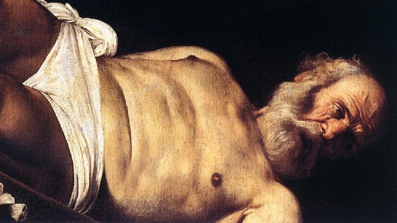 Caravaggio The Crucifixion of Saint Peter (detail) f