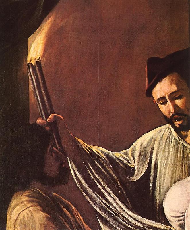 Caravaggio The Seven Acts of Mercy (detail) dfg