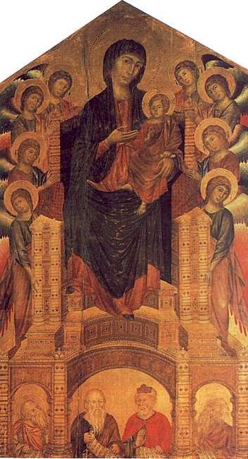 Cimabue The Santa Trinita Madonna