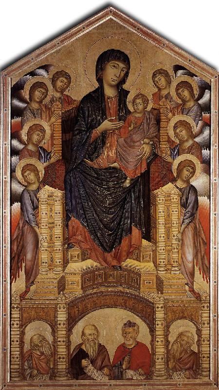 Cimabue The Madonna in Majesty (Maesta) fgh