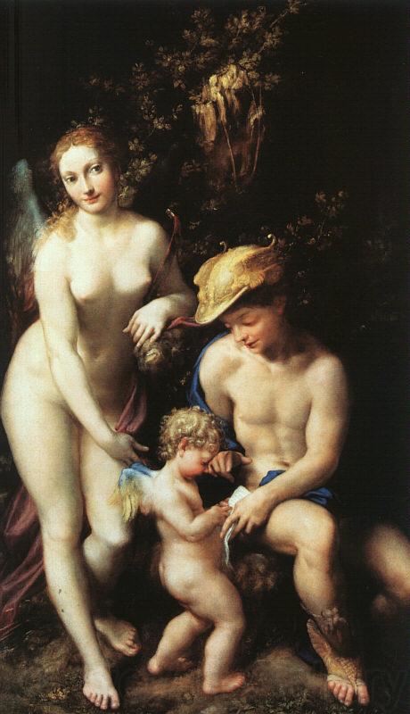 Correggio The Education of Cupid