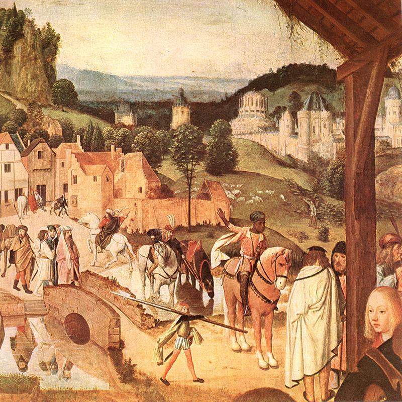 GAROFALO Adoration of the Magi (detail) sdg