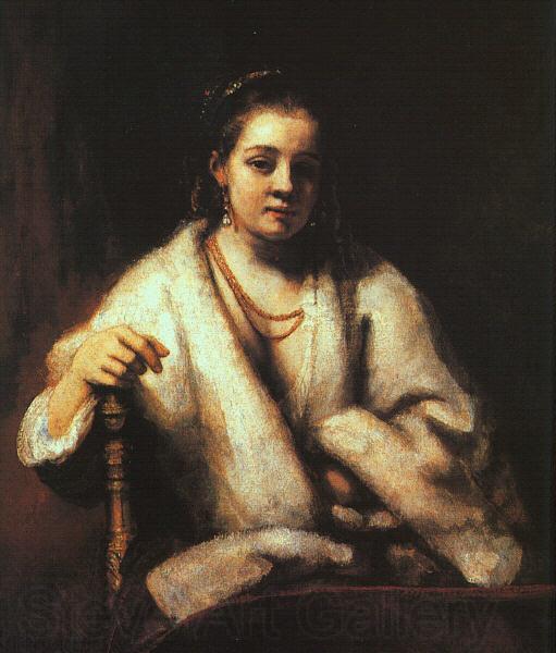 Rembrandt Portrait of Hendrickje Stoffels