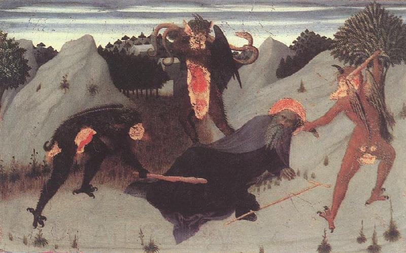 SASSETTA St Anthony the Hermit Tortured by the Devils fq