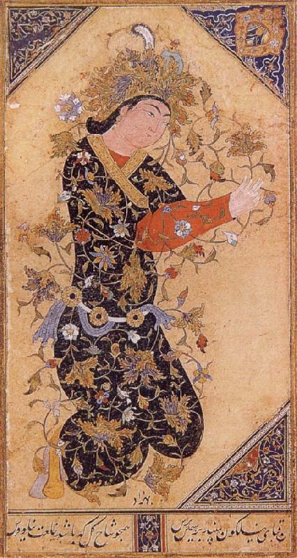 Bihzad Archangel,a symbol of the divine Active Intelligence