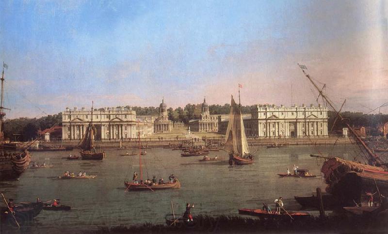 Canaletto Greenwich Hospital from the North Bank of the Thames