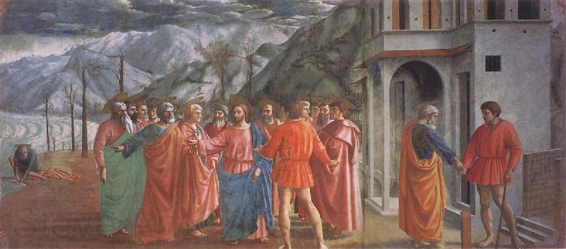 MASACCIO The Tribute Money