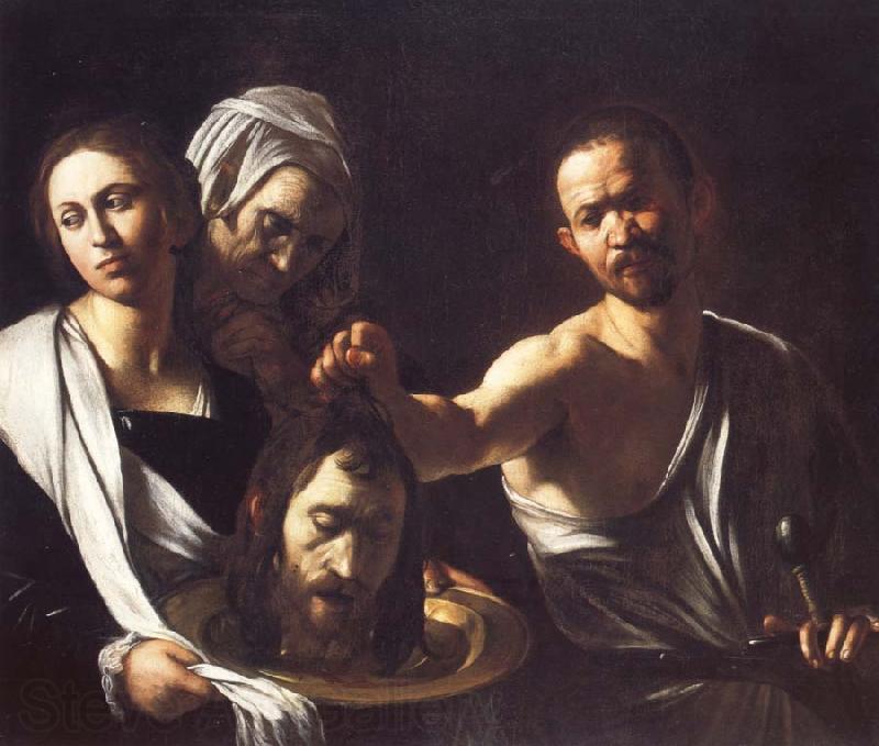 Caravaggio Salome Receives the Head of Saint John the Baptist