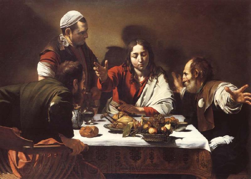 Caravaggio The Supper at Emmaus