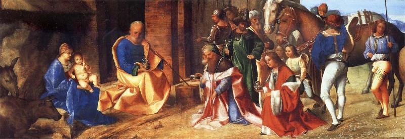 Giorgione The Adoration of the Kings