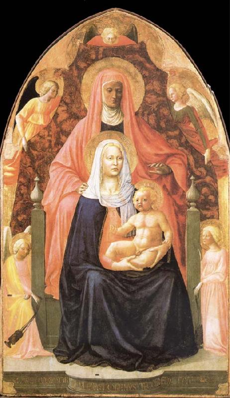 MASACCIO Holy Ana Metterza