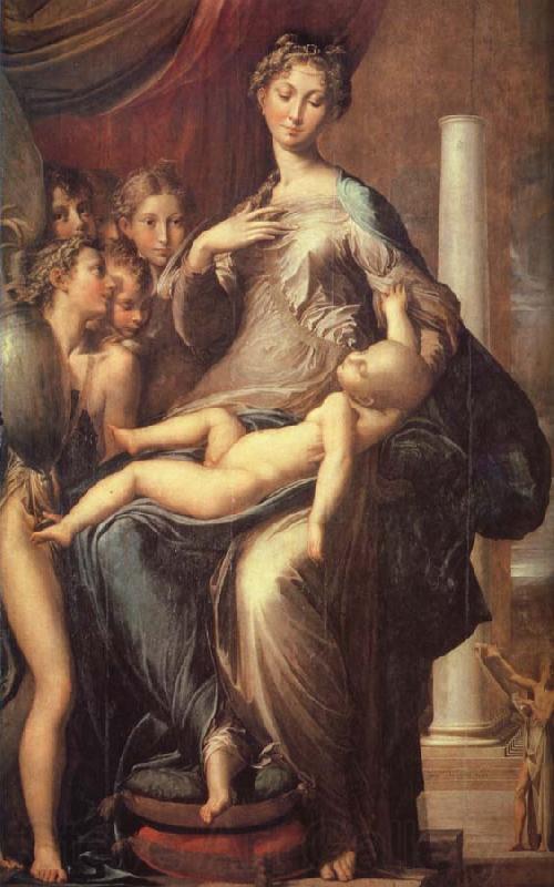 PARMIGIANINO Madonna of the Long Neck