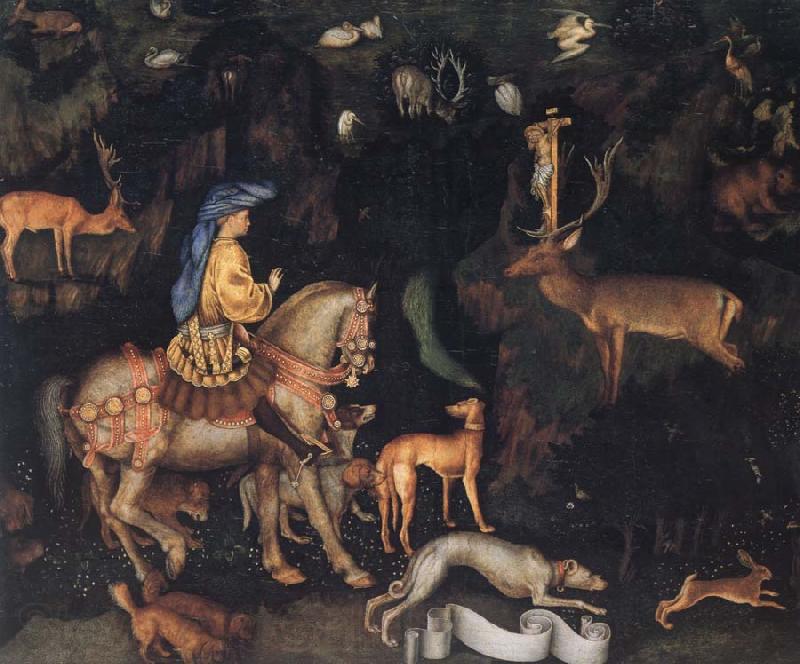 PISANELLO The Vision of Saint Eustace