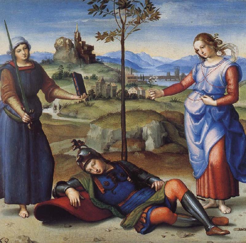 Raphael The Vision of a Knight