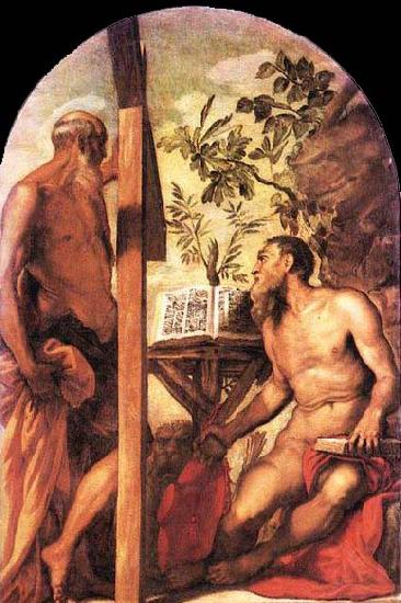 Tintoretto St Jerome and St Andrew