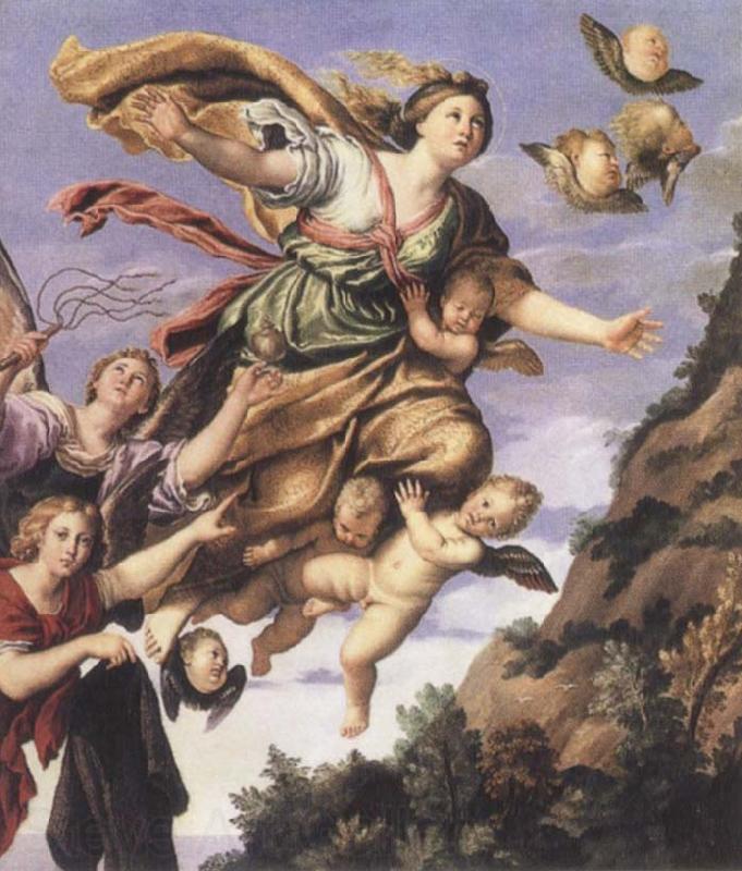 Domenichino The Assumption of Mary Magdalen into Heaven