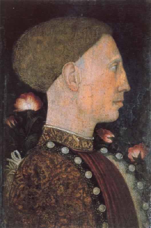 PISANELLO Portrait of Leonello d este