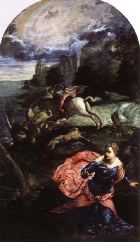 Tintoretto st.george and the dragon