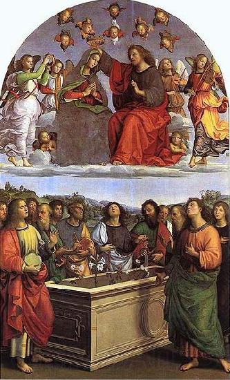 Raphael The Coronation of the Virgin