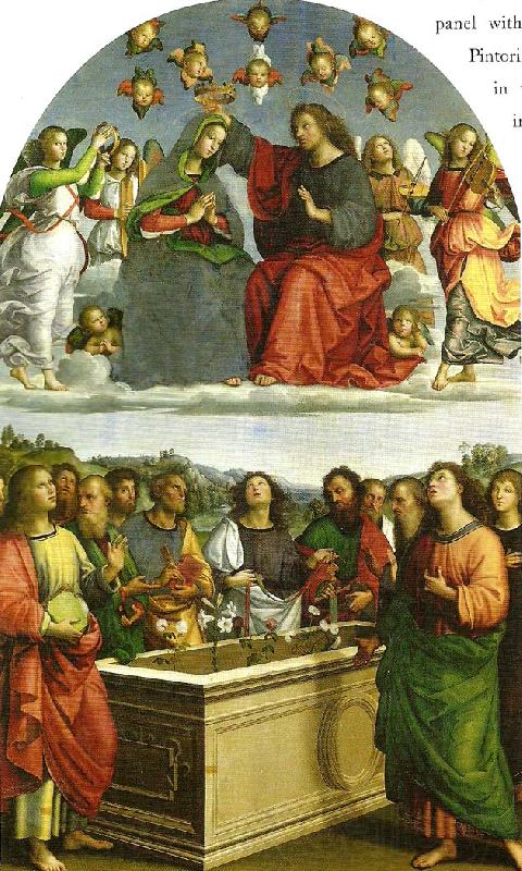 Raphael coronation of the virgin