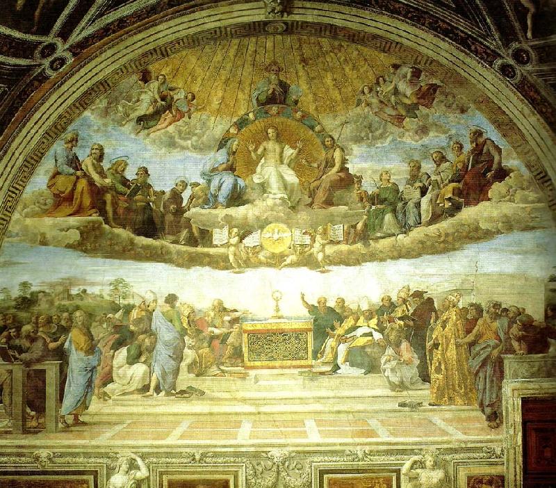 Raphael fresco, stanza della segnatura