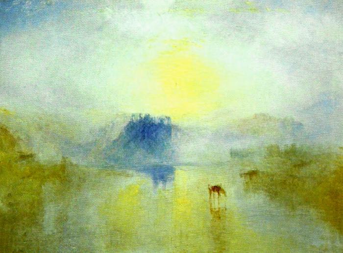 J.M.W.Turner norham castle, sunrise