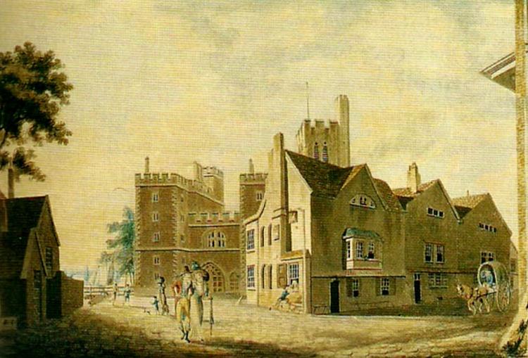 J.M.W.Turner the archbishop's palace, lambeth