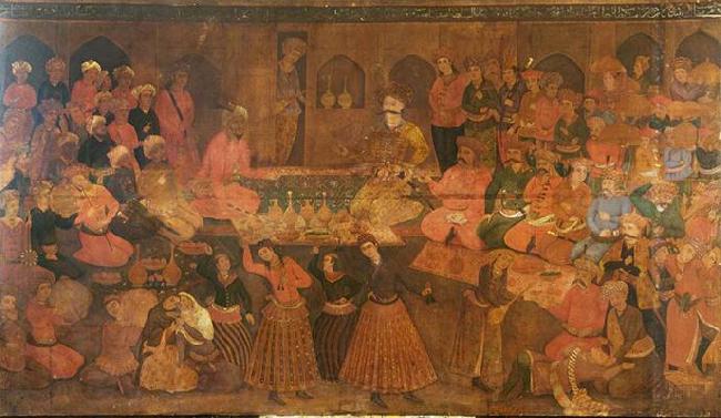 Anonymous Shah Tahmasp Entertains Abdul Muhammed Khan of the Uzbeks