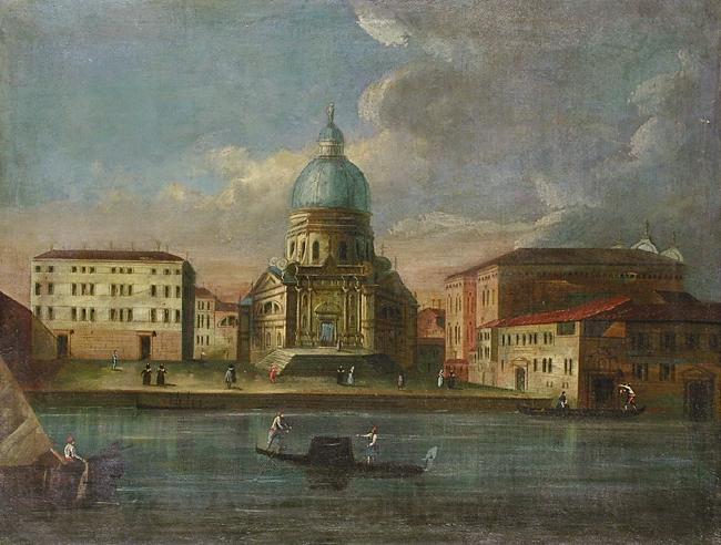 Anonymous Santa Maria della Salute painting