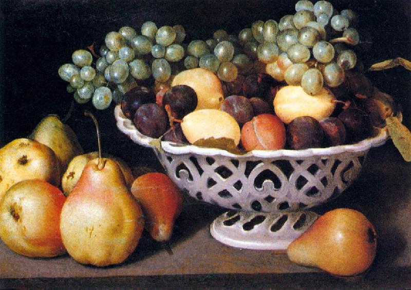 Galizia,Fede Maiolica Basket of Fruit