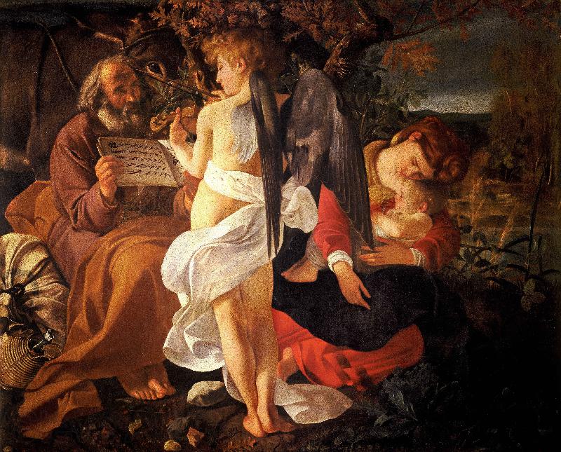 Caravaggio Rest on the Flight into Egypt